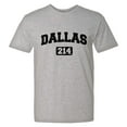 thumbnail image 1 of PleaseMeTees™ Mens / Unisex Dallas 214 Area Code Distressed HQ Fashion Tee, 1 of 1