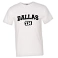 thumbnail image 1 of PleaseMeTees™ Mens / Unisex Dallas 214 Area Code Distressed HQ Fashion Tee, 1 of 1