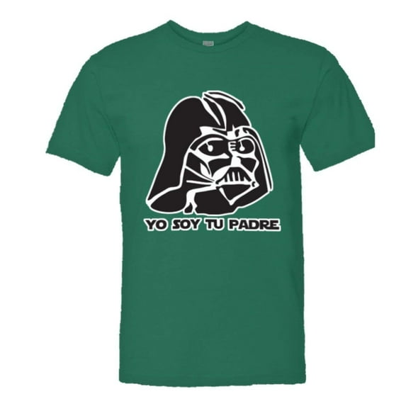 PleaseMeTees™ Mens Yo Soy Tu Padre Darth Vader Sombrero Spanish HQ Tee