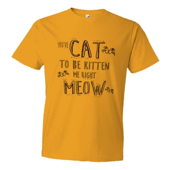 PleaseMeTees™ Mens Youve Cat To Be Kitten Me Right Now Kidding HQ Tee