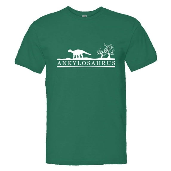 PleaseMeTees™ Mens ankylosaurus Educational Dinosaur Sketch HQ Tee