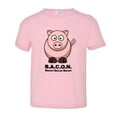 thumbnail image 1 of PleaseMeTees™ Toddler Bacon Bacon Pig I Love Pork Meat HQ Tee, 1 of 1
