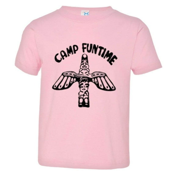 PleaseMeTees™ Toddler Blondie Camp Funtime Play Famous Distressed HQ Tee