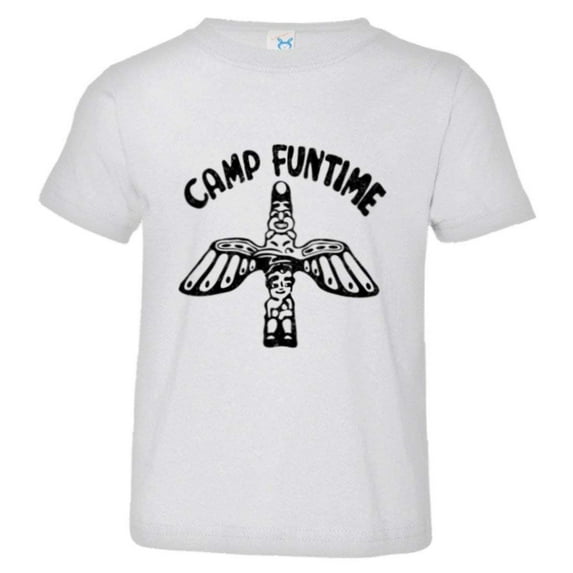 PleaseMeTees™ Toddler Blondie Camp Funtime Play Famous Distressed HQ Tee