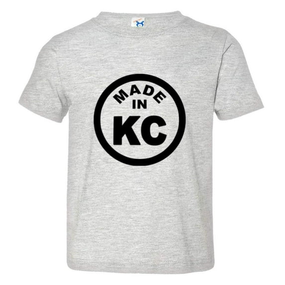 PleaseMeTees™ Toddler Born Made In Kansas City KS MO Logo Label HQ Tee