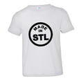 thumbnail image 1 of PleaseMeTees™ Toddler Born Made In ST Louis MO Missouri Logo Label Tee, 1 of 1
