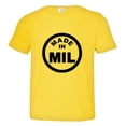 thumbnail image 1 of PleaseMeTees™ Toddler Born Made Milwaukee WI Wisconsin Logo Label HQ Tee, 1 of 1