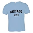 thumbnail image 1 of PleaseMeTees™ Toddler Chicago 312 Area Code Distressed HQ Tee, 1 of 1