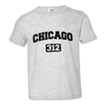 thumbnail image 1 of PleaseMeTees™ Toddler Chicago 312 Area Code Distressed HQ Tee, 1 of 1