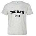 thumbnail image 1 of PleaseMeTees™ Toddler Cincinnati 513 The Nati Area Code Distressed Tee, 1 of 1