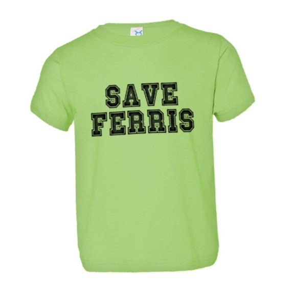 PleaseMeTees™ Toddler Classic Save Ferris Beuller Day Off Vintage HQ Tee
