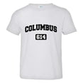 thumbnail image 1 of PleaseMeTees™ Toddler Columbus 614 CBUS Area Code Distressed HQ Tee, 1 of 1