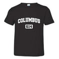thumbnail image 1 of PleaseMeTees™ Toddler Columbus 614 CBUS Area Code Distressed HQ Tee, 1 of 1