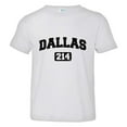 thumbnail image 1 of PleaseMeTees™ Toddler Dallas 214 Area Code Distressed HQ Tee, 1 of 1