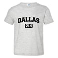 thumbnail image 1 of PleaseMeTees™ Toddler Dallas 214 Area Code Distressed HQ Tee, 1 of 7