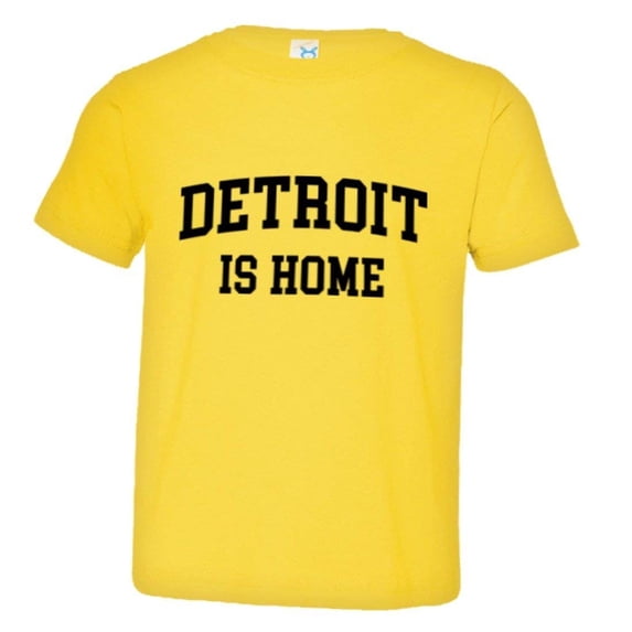 PleaseMeTees™ Toddler Detroit Michigan Is Home Born In From Go Blue HQ Tee