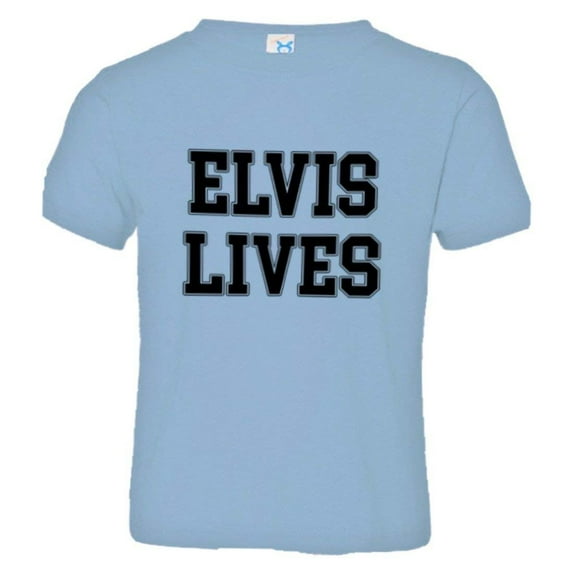 PleaseMeTees™ Toddler Elvis Lives Presley Is Alive HQ Tee