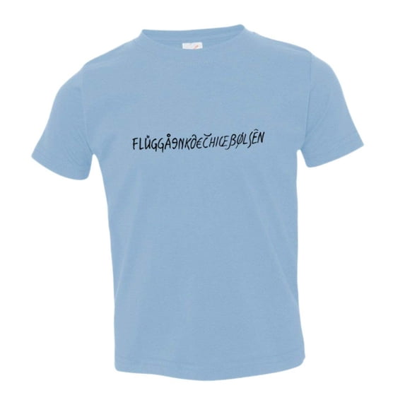 PleaseMeTees™ Toddler Fluggaenkoechiebolsen Eurotrip Vander Safe Word Tee