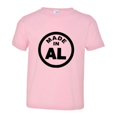 thumbnail image 1 of PleaseMeTees™ Toddler From Born Made In Alabama AL Logo Label Tag HQ Tee, 1 of 1