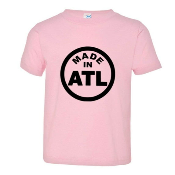 PleaseMeTees™ Toddler From Born Made In Atlanta GA Logo Label Tag HQ Tee