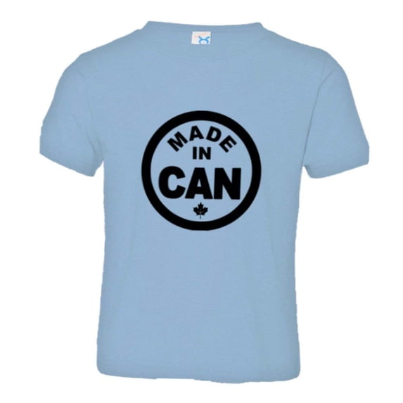 PleaseMeTees™ Toddler From Born Made In Canada Logo Label Home HQ Tee