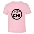 thumbnail image 1 of PleaseMeTees™ Toddler From Born Made In Chicago IL Logo Label HQ Tee, 1 of 1