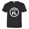 thumbnail image 1 of PleaseMeTees™ Toddler From Born Made In Florida FL Logo Label Tag HQ Tee, 1 of 1