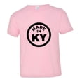 thumbnail image 1 of PleaseMeTees™ Toddler From Born Made In Kentucky KY Logo Label HQ Tee, 1 of 1