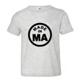 thumbnail image 1 of PleaseMeTees™ Toddler From Born Made In Massachusetts MA Logo Label Tee, 1 of 1