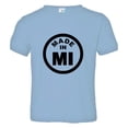 thumbnail image 1 of PleaseMeTees™ Toddler From Born Made In Michigan MI Logo Label HQ Tee, 1 of 1