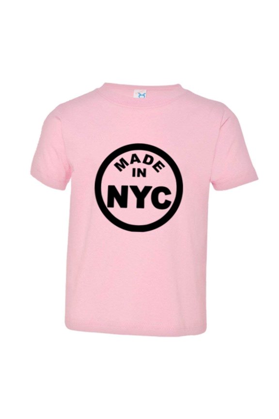 ™ Toddler From Born Made In New York City NY Logo Label HQ Tee