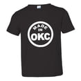 thumbnail image 1 of PleaseMeTees™ Toddler From Born Made In Oklahoma City OK Logo Label HQ Tee, 1 of 1