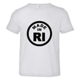 thumbnail image 1 of PleaseMeTees™ Toddler From Born Made In Rhode Island RI Logo Label HQ Tee, 1 of 1