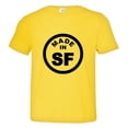 thumbnail image 1 of PleaseMeTees™ Toddler From Born Made In San Francisco CA Logo Label Tee, 1 of 1
