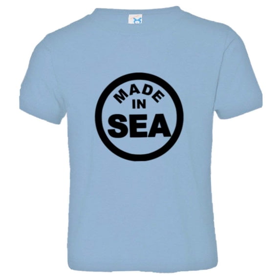 PleaseMeTees™ Toddler From Born Made In Seattle WA State Logo Label Tee