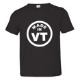 thumbnail image 1 of PleaseMeTees™ Toddler From Born Made In Vermont VT Logo Label HQ Tee, 1 of 1