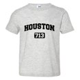 thumbnail image 1 of PleaseMeTees™ Toddler Houston 713 Area Code Distressed HQ Tee, 1 of 1