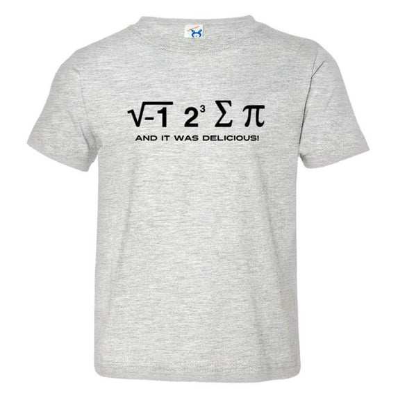 PleaseMeTees™ Toddler I Ate Sum PI It Was Delicious Math Equation HQ Tee