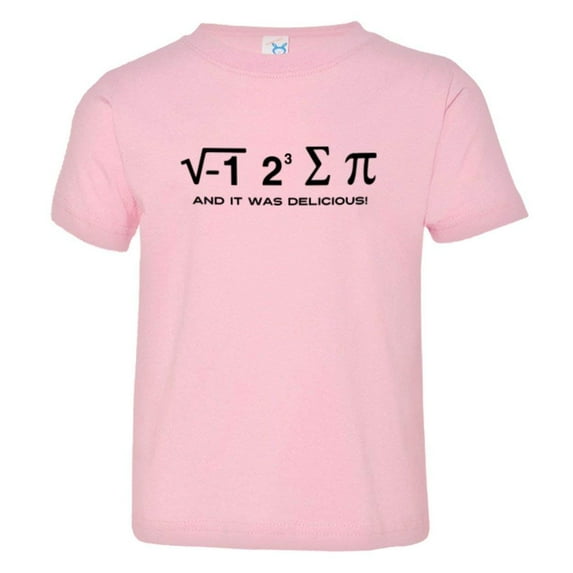 PleaseMeTees™ Toddler I Ate Sum PI It Was Delicious Math Equation HQ Tee