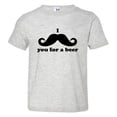 thumbnail image 1 of PleaseMeTees™ Toddler I Mustache You For A Beer Must Ask HQ Tee, 1 of 1