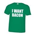 thumbnail image 1 of PleaseMeTees™ Toddler I Want Bacon Cheese Pizza I Love Greasy Food Tee, 1 of 1