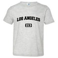 thumbnail image 1 of PleaseMeTees™ Toddler Los Angeles 213 L.A. Area Code Distressed HQ Tee, 1 of 1
