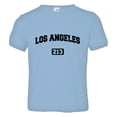 thumbnail image 1 of PleaseMeTees™ Toddler Los Angeles 213 L.A. Area Code Distressed HQ Tee, 1 of 1