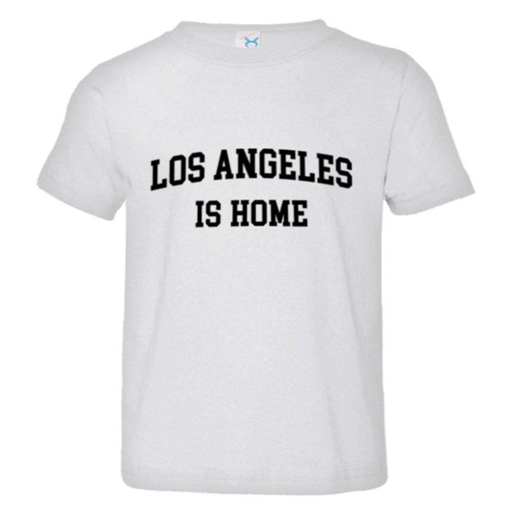 PleaseMeTees™ Toddler Los Angeles California Is Home Born In From HQ Tee
