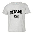 thumbnail image 1 of PleaseMeTees™ Toddler Miami Florida 305 Area Code Distressed HQ Tee, 1 of 1