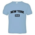 thumbnail image 1 of PleaseMeTees™ Toddler New York 212 Area Code I Love NY Distressed HQ Tee, 1 of 5