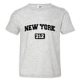thumbnail image 1 of PleaseMeTees™ Toddler New York 212 Area Code I Love NY Distressed Tee, 1 of 1