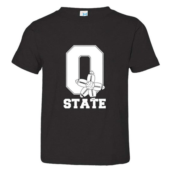PleaseMeTees™ Toddler Ohio Otate Football With Buckeye Balls HQ Tee