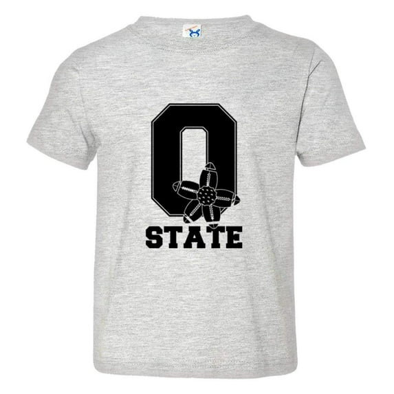 PleaseMeTees™ Toddler Ohio Otate Football With Buckeye Balls HQ Tee