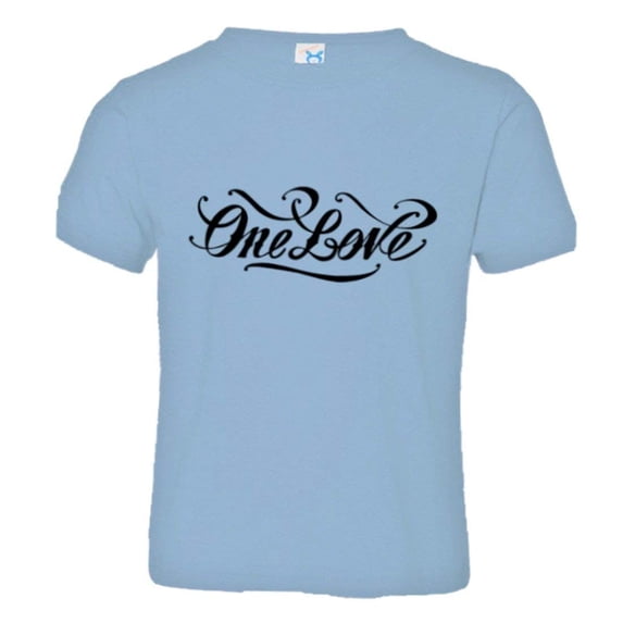 PleaseMeTees™ Toddler One Love Lets Get Together It Will Be Alright Tee